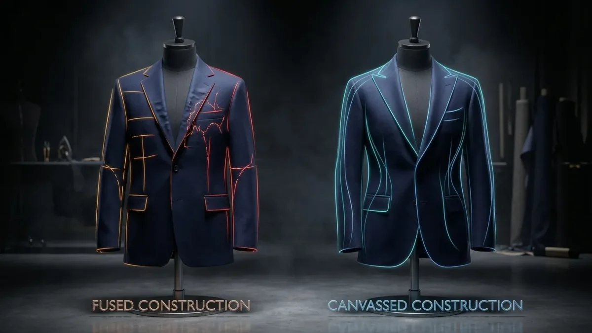 The Difference Between Full Canvas and Half Canvas Suit Jackets