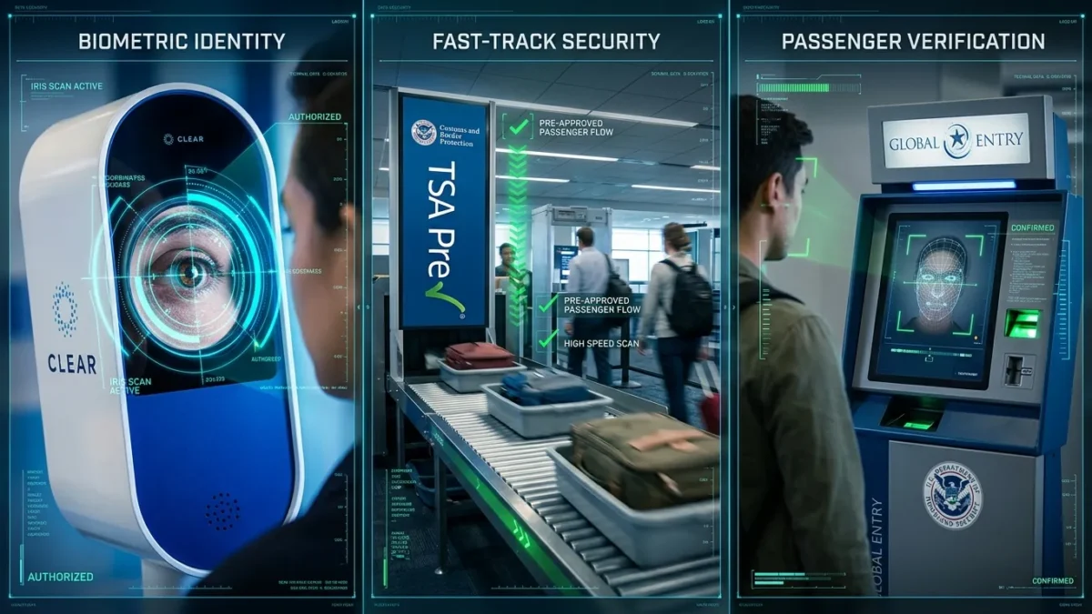 Difference Between Global Entry, TSA PreCheck, and CLEAR"