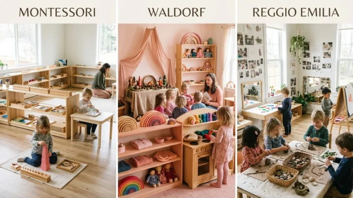 The Difference Between Montessori, Waldorf, and Reggio Emilia"