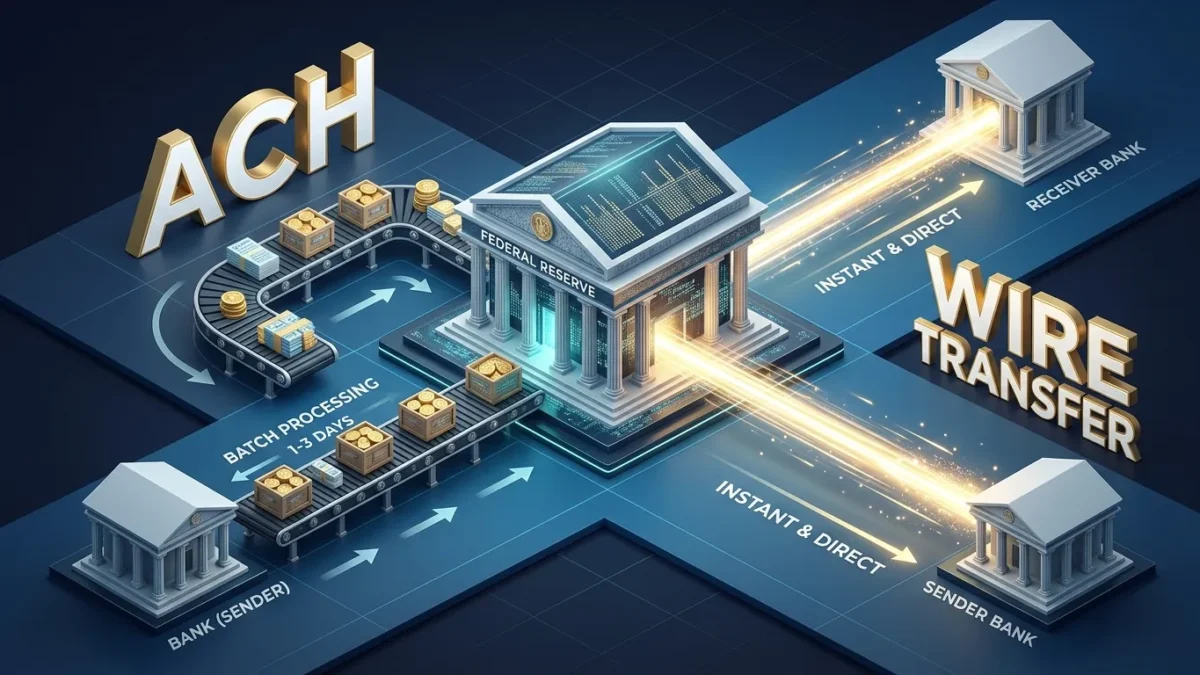 How ACH Payments Clear Through the Federal Reserve vs. Wire Transfers