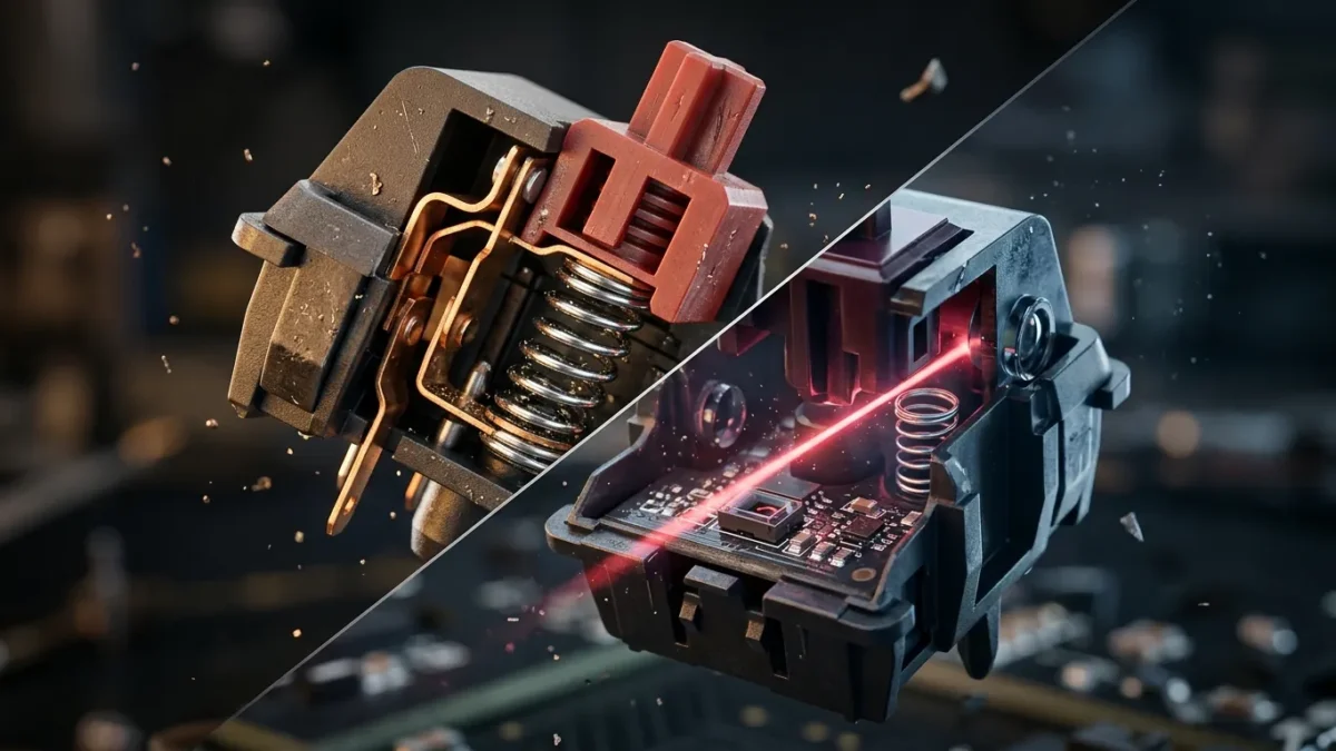 How Optical Keyboard Switches Work vs Mechanical Switches