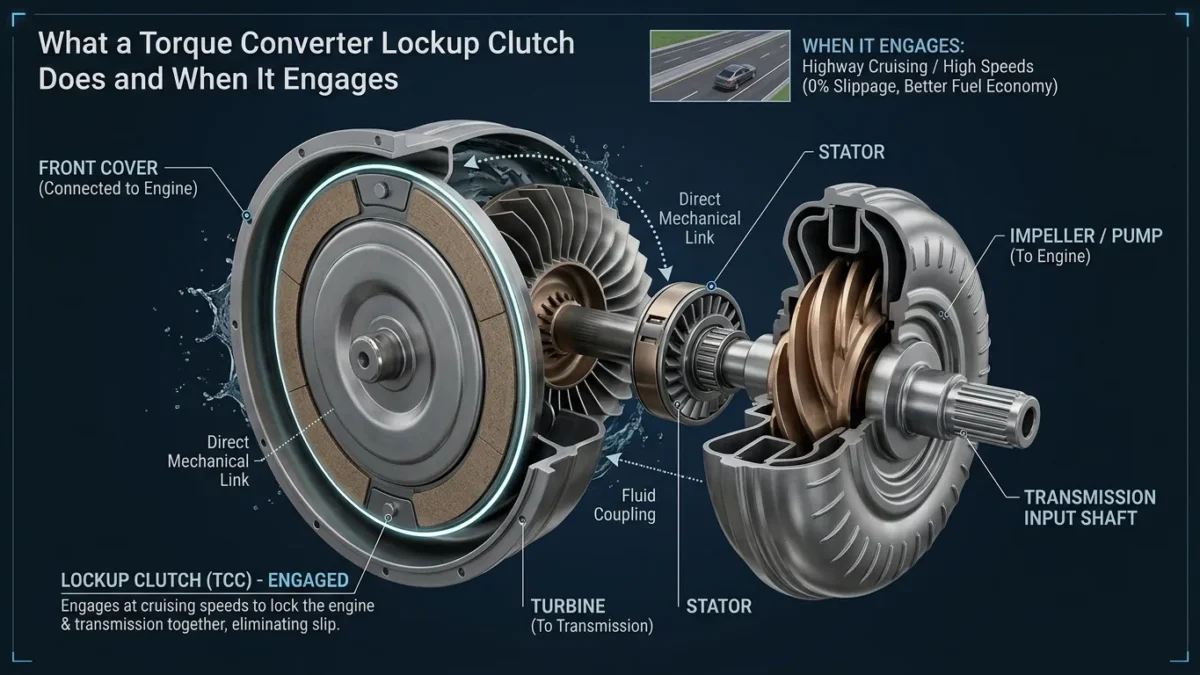 How Does a Torque Converter Lockup Clutch Work and Save Fuel?