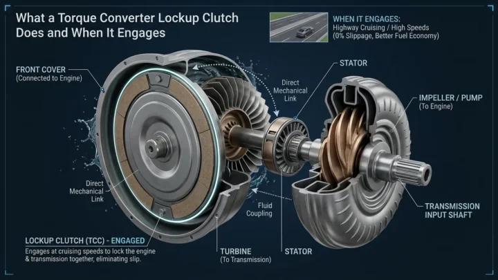 How Does a Torque Converter Lockup Clutch Work and Save Fuel?