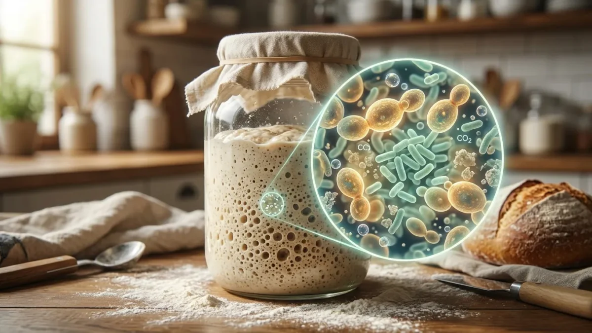 How Sourdough Starter Microbiology Works: Yeast, Bacteria, and Acids"