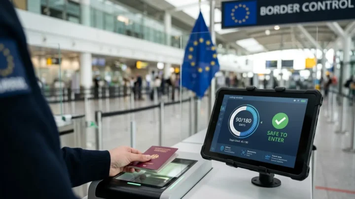 How to Calculate the Schengen 90/180 Rule at Border Control