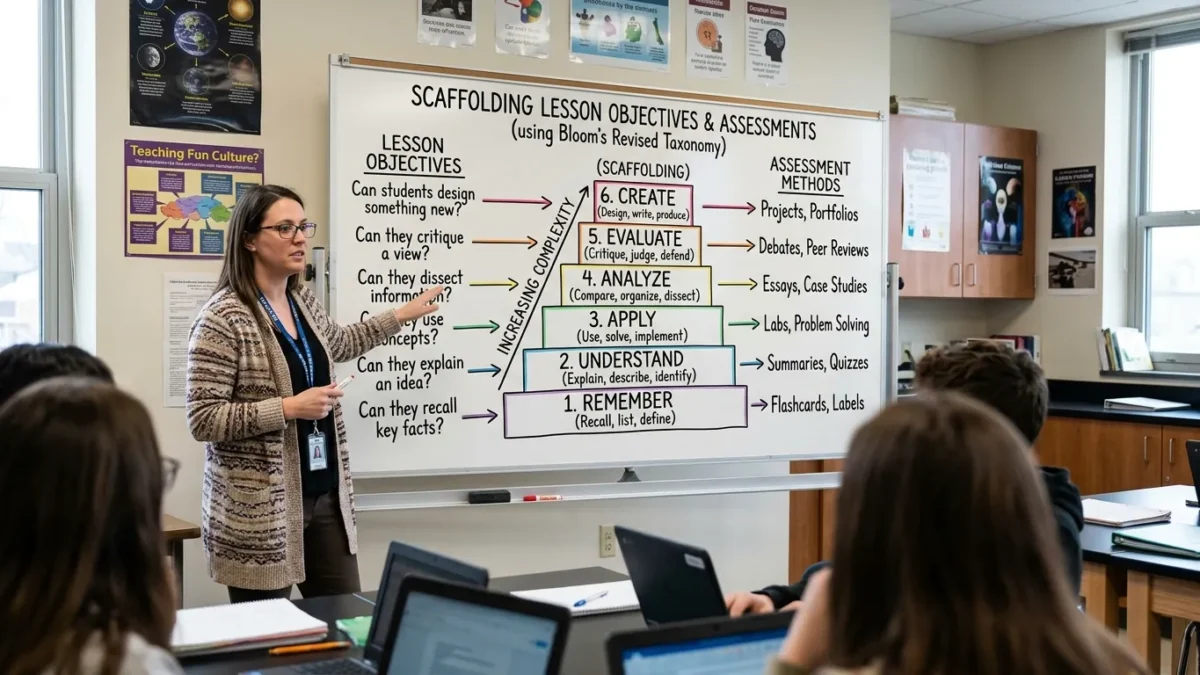 How to Use Bloom's Taxonomy in Lesson Planning for Objectives and Assessments