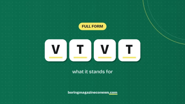 The letters VTVT on white tiles over a dark green background, labelled Full Form"