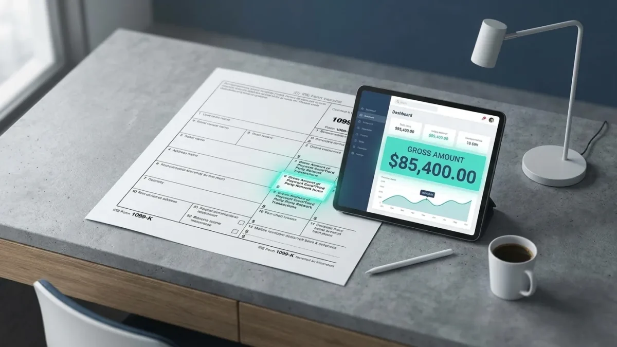 What Does a 1099-K Form Mean for Gross Settlement and Net Income?
