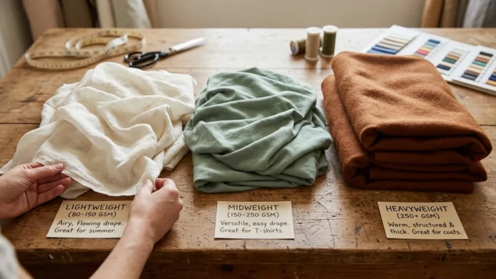 What Does GSM Mean in Fabric Clothing? Weight, Drape, and Warmth Explained"