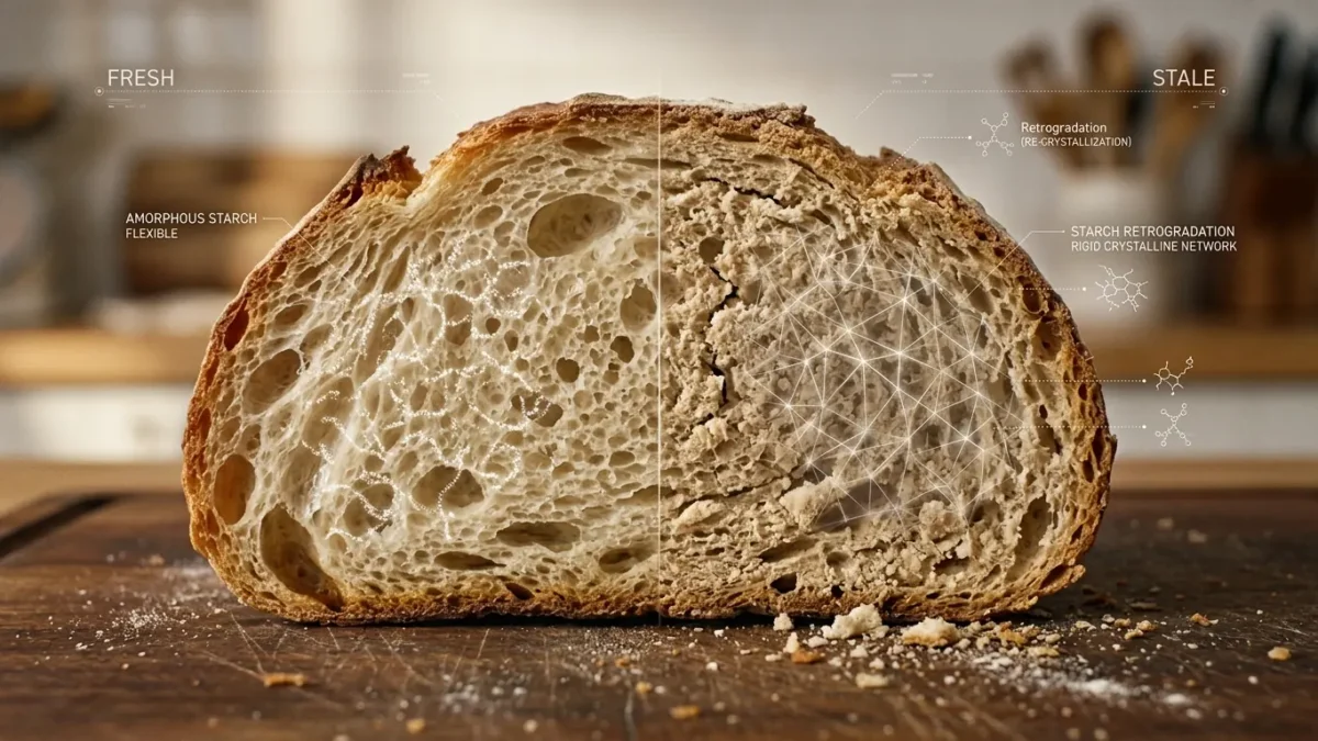 What Is Starch Retrogradation in Bread and Pasta?